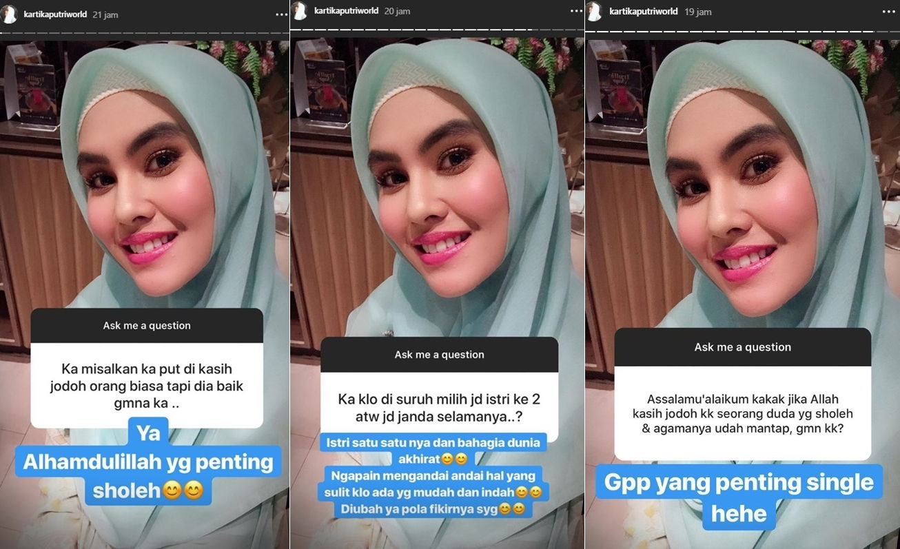 Kartika Putri Jawab Pertanyaan Netter