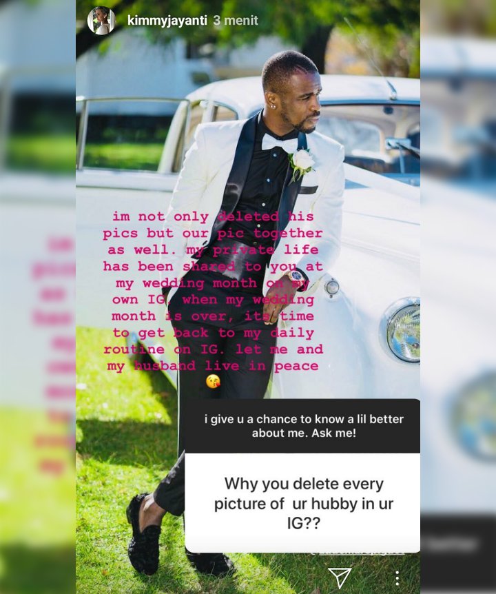 Alasan Kimmy Jayanti Hapus Foto Suami