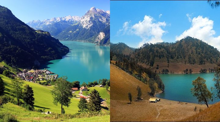 Arosa di Swiss dan Ranu Kumbolo di Gunung Semeru