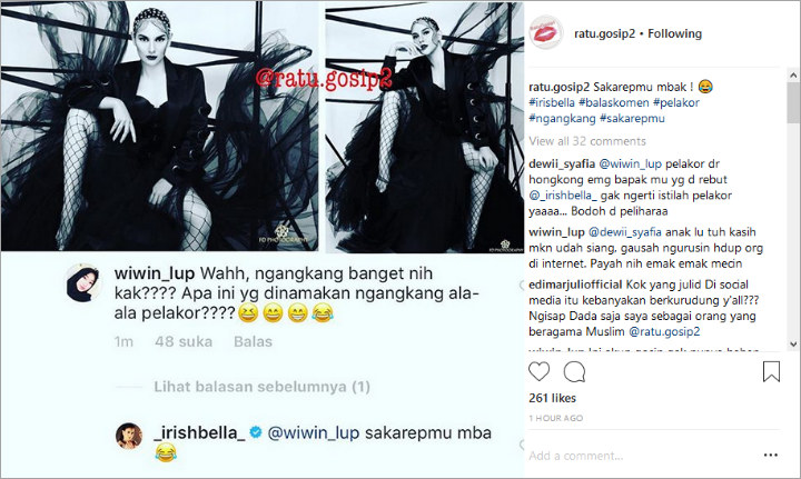 Masih Disindir Merebut Giorgino Abraham dari Angela Gilsha, Begini Tanggapan Santai Irish Bella
