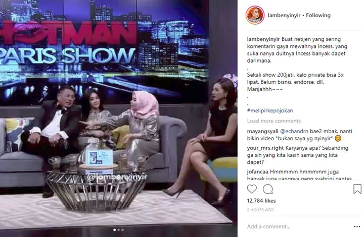 Aisyahrani Ungkap Penghasilan Syahrini