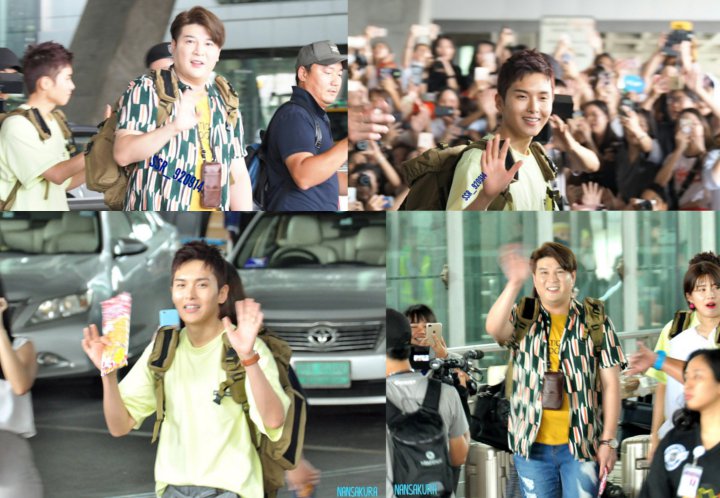 Ryeowook dan Shindong di Bandara Thailand