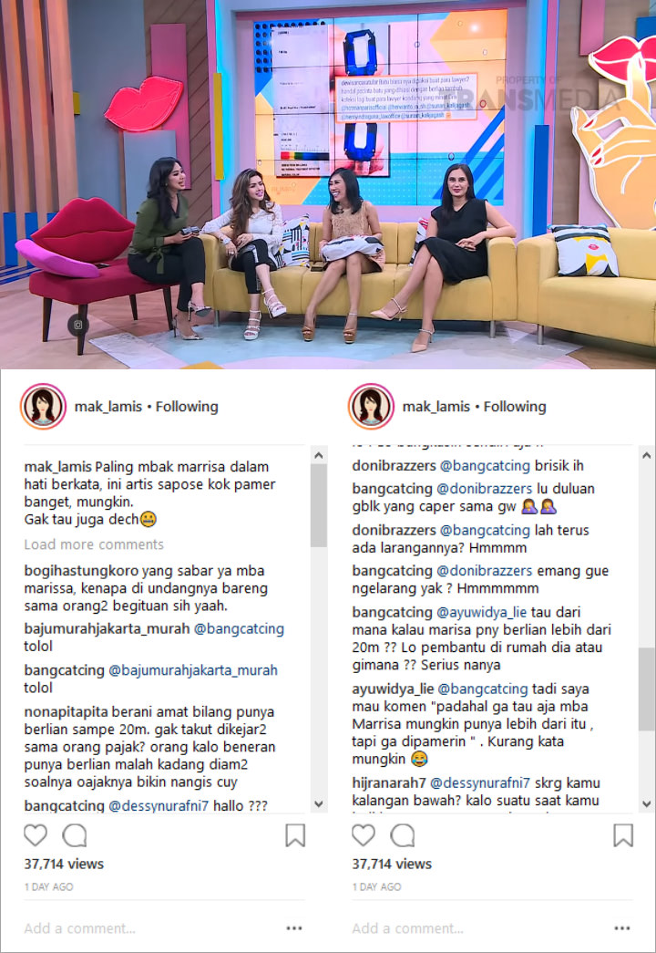 Barbie Kumalasari Heboh Bahas Berlian Miliaran, Ekspresi Marissa Nasution Jadi Sorotan
