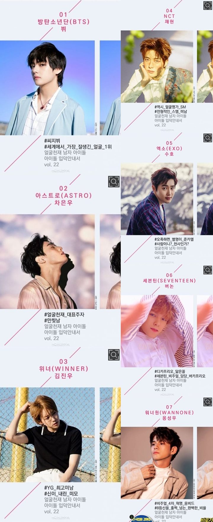 7 Idol dengan Wajah Paling Tampan
