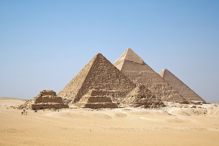 The Pyramids of Giza, Mesir 