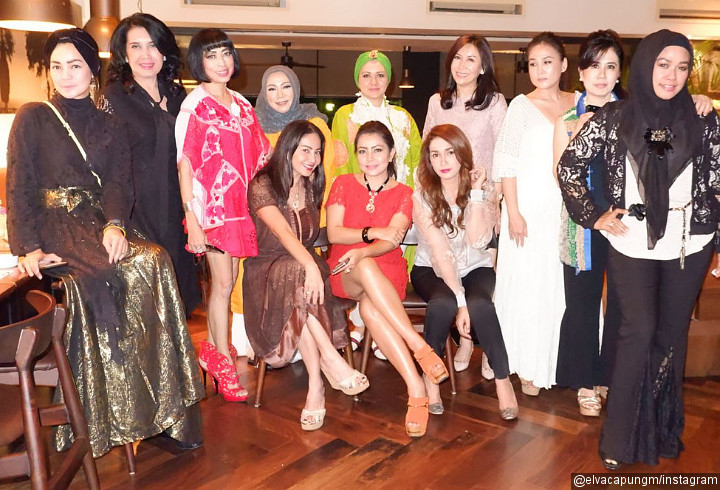 Halal Bihalal, Mayangsari Tampil Seksi