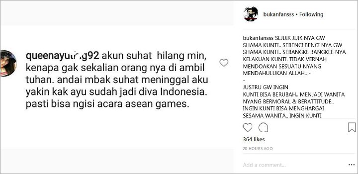 Via Vallen Didoakan Mati