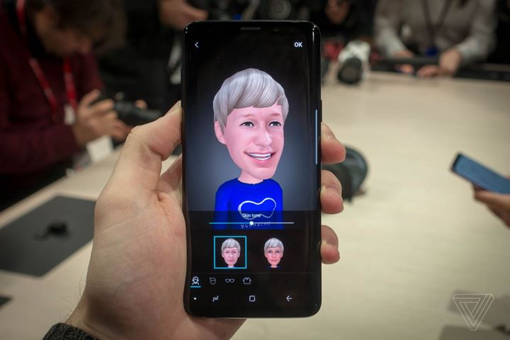 AR Emoji di Samsung Galaxy S9 dengan Bentuk Wajah Sendiri