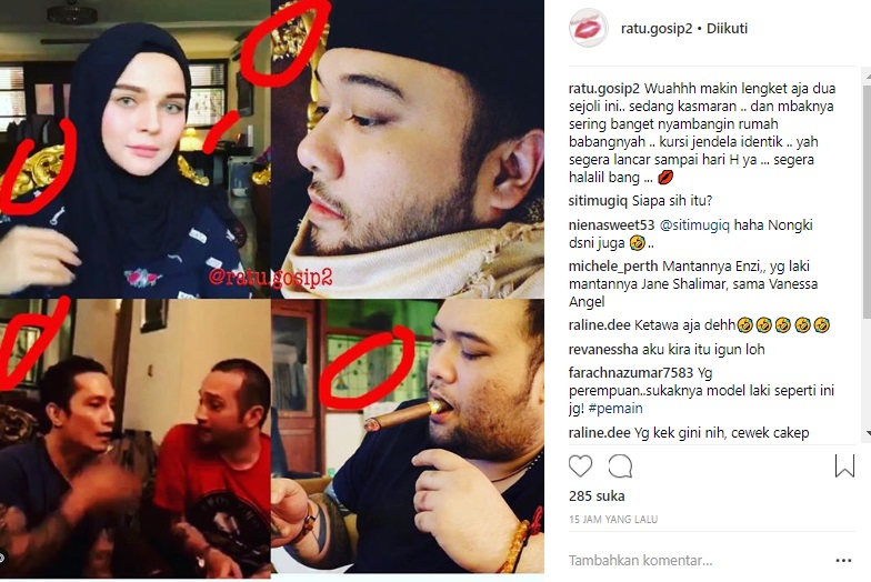 Rosmanizar eks Mantan Ayu Ting Ting Makin Lengket Didi Mahardika