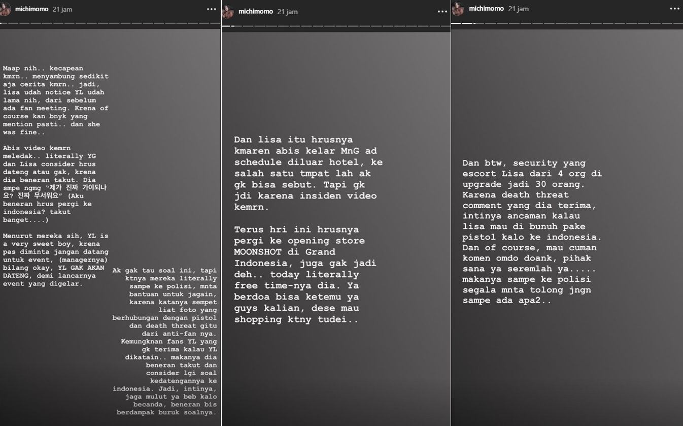 Young Lex Bikin Lisa Takut Ke Indonesia Terima Ancaman Pembunuhan Young Lex Bikin Lisa Takut Ke Indonesia Terima Ancaman Pembunuhan