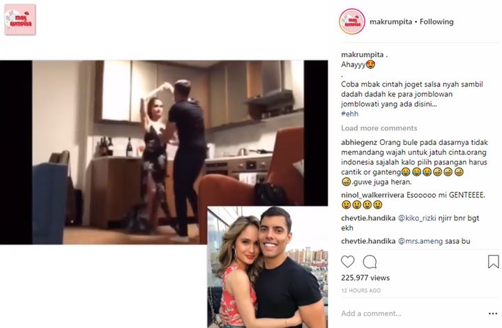 Lakukan Tarian Salsa, Kekasih Bule Cinta Laura Tuai Banyak Dukungan