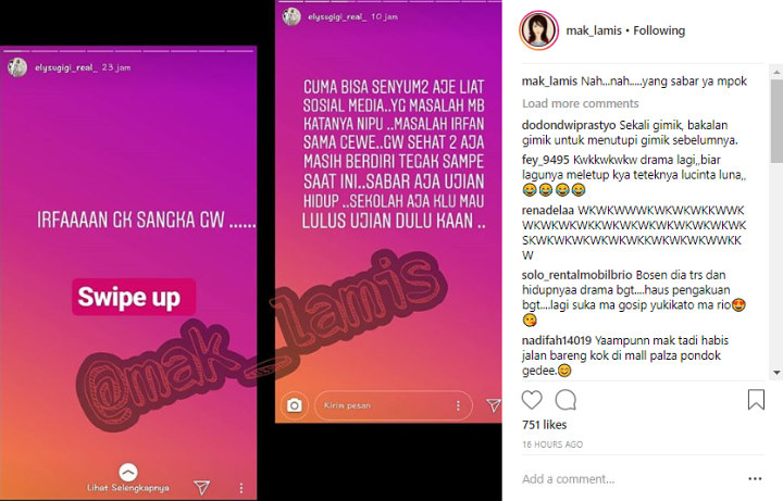 Tanggapan Ely Sugigi