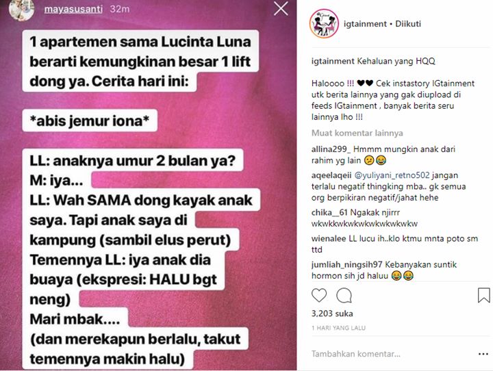 Lucinta Luna Halusinasi
