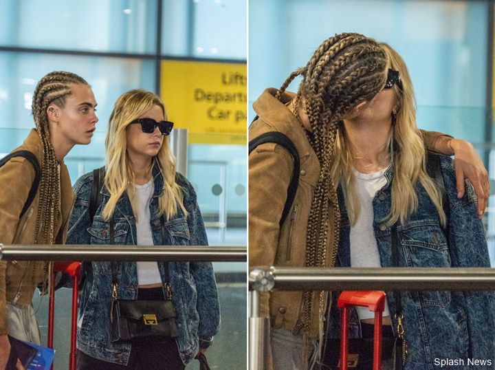 Cara Delevingne Ashley Benson ciuman