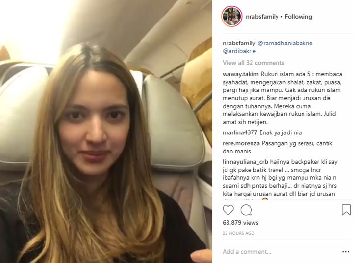 Nia Ramadhani Dibully Baju Terlalu Santai Berangkat Haji