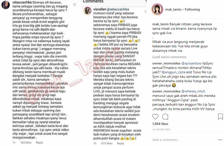 Dikritik Lip Sync di Pembukaan Asian Games 2018, Via Vallen Beri Penjelasan Menohok