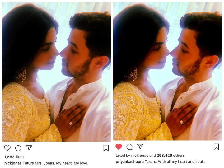 Pertunangan Nick dan Priyanka