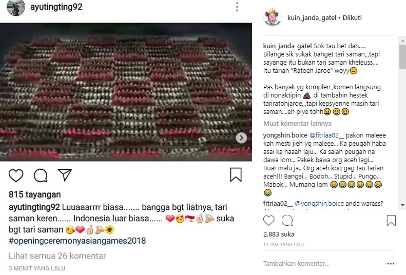 Ayu Ting Ting Dihujat Soal Salah Sebut Tarian