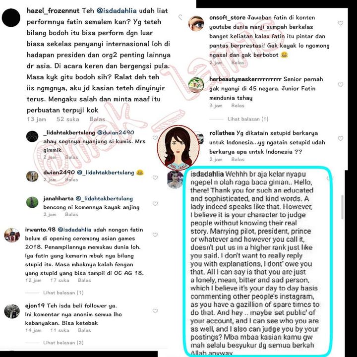 Iis Dahlia Disindir Soal Fatin