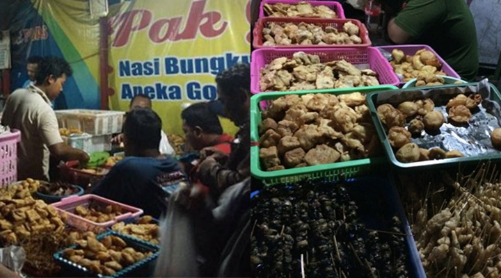 Nasi Kucing Pak Gik di Dekat Kali Semarang