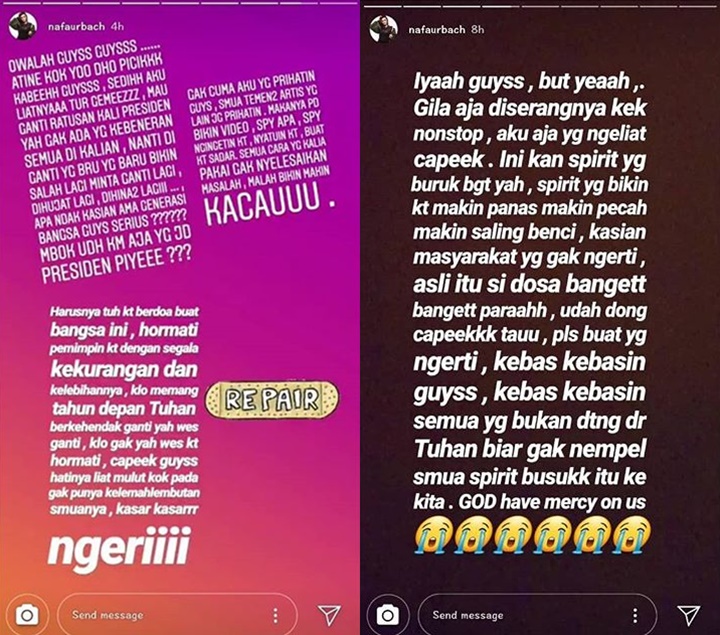 Pernyataan Nafa Urbach
