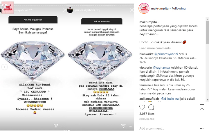 Pernyataan Syahrini
