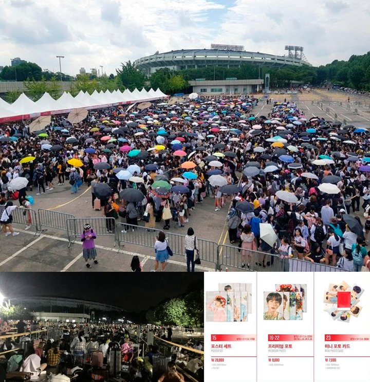 Fans Habiskan Sepanjang Malam di Luar Lokasi Konser Demi Beli Merchandise BTS