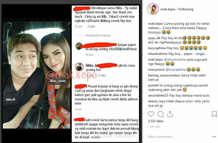 Foto Bareng Dinar Candy Diserang Fans Hilda Vitria, Billy Syahputra Langsung Beri Klarifikasi