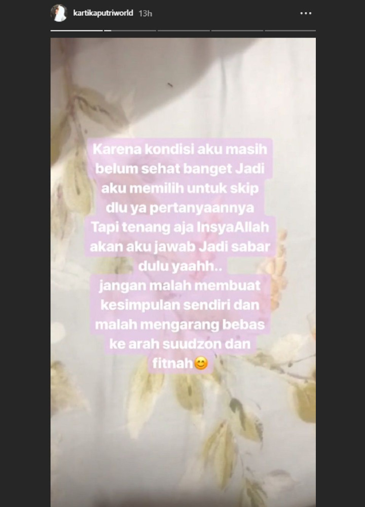Penjelasan Kartika Putri