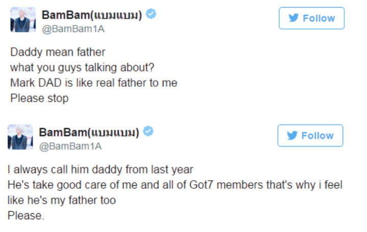 Kedekatan Bambam dan Ortu Mark Dibully