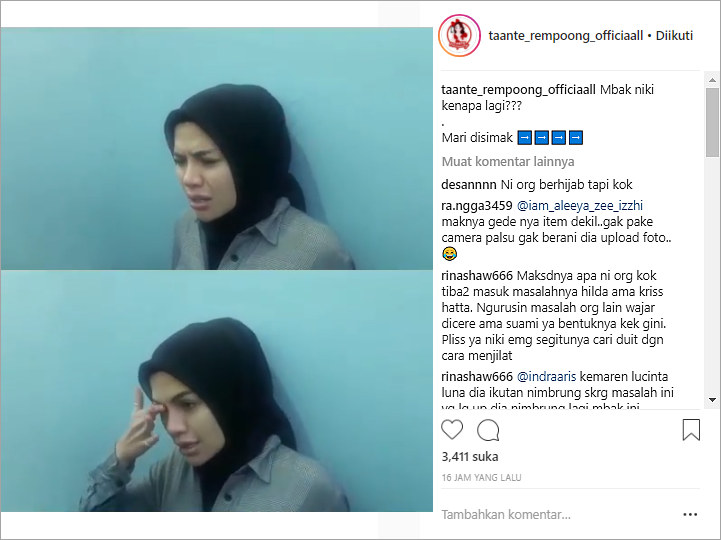 Nikita Mirzani Labrak Kriss Hatta Usai Sebut Isu Billy Putus Cuma Gimmick, Netter Nyinyir