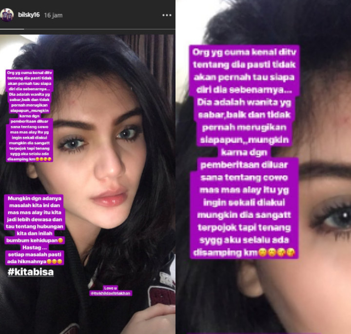Insta Story Billy Syahputra Bela Hilda Vitria dan Sindir Kris Hatta