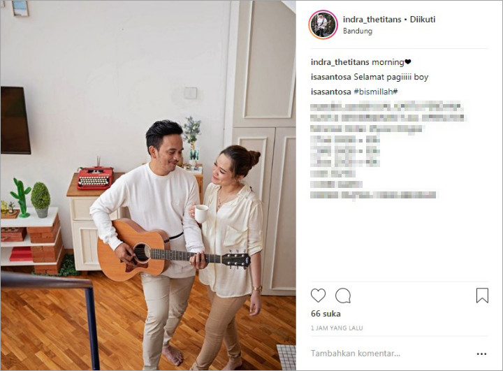 Nikah Hari Ini, Indra The Titans Masih Sempat Posting Foto Romantis Bareng Calon Istri