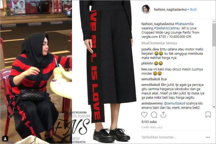 Celana Rieta Amalia Bikin Geger