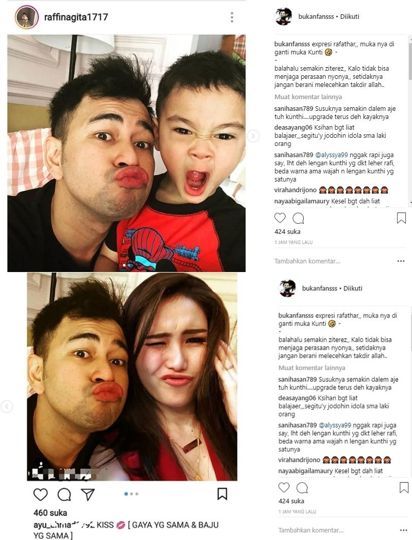 Rafathar Diedit Jadi Ayu Ting Ting