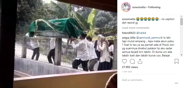 Sunu Fabianm Unggah Video Azab