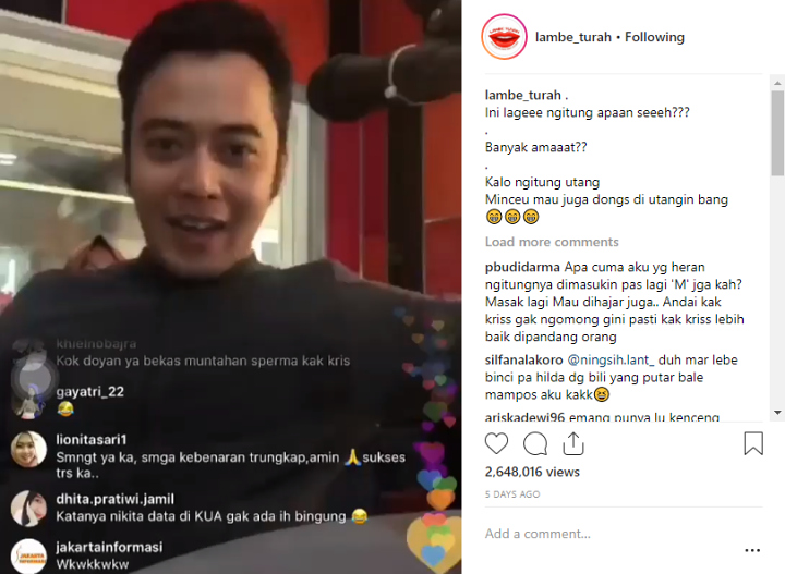 Kriss Hatta Soal Hilda Vitria