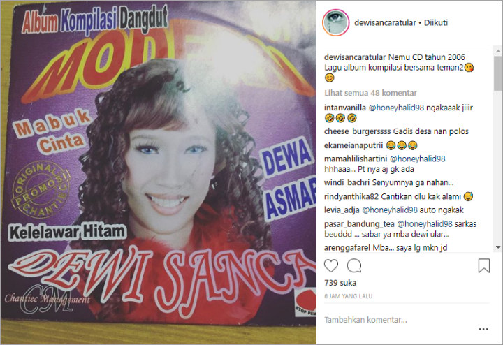 Cantik di Foto Lawas, Dewi Sanca Dibilang Mirip Dorce Gamalama Hingga Pinkan Mambo