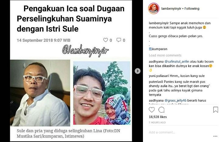 Sule Tutupi Aib Lina