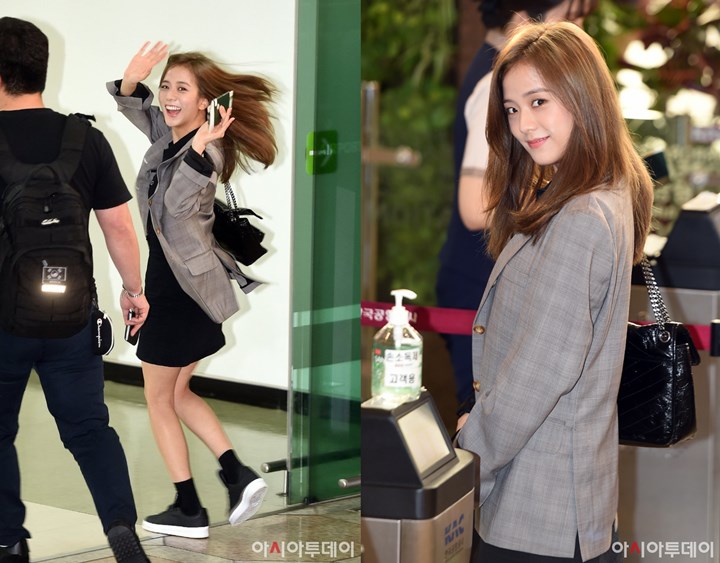 Berangkat ke Jepang, Tingkah Ceria Jisoo Black Pink Tuai Pujian Netter