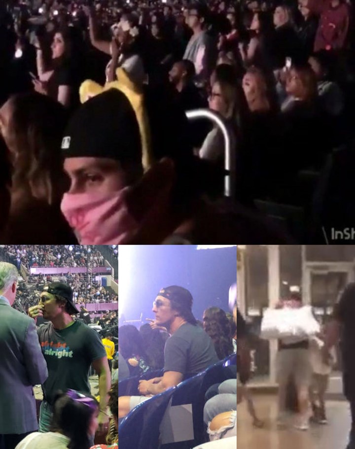 Dylan O\'Brien dan Matthew McConaughey Nonton Konser BTS