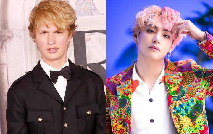 Kocaknya Ansel Elgort Gunakan Foto Manyun V BTS Jadi Foto