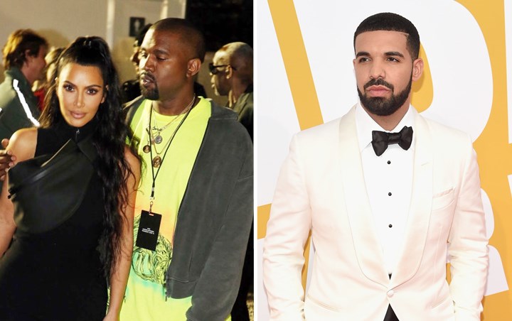 Gara-Gara 'In My Feelings', Kanye West Minta Drake Jauhi Kim Kardashian