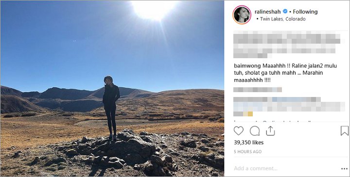 Raline Shah Diprotes Baim Wong