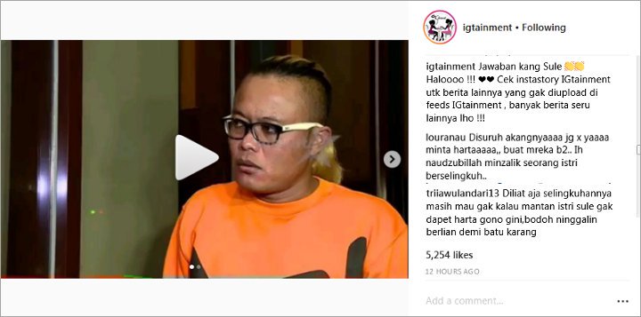 Sule Kaget Ditanya Eks Istri Selingkuh Demi Balas Dendam