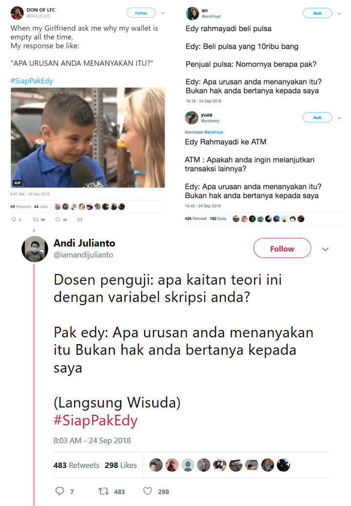 Trending Gara-Gara Semprot Aiman Wicaksono, Beredar Meme Kocak Ketua PSSI \'Siap Pak Edy\' 1
