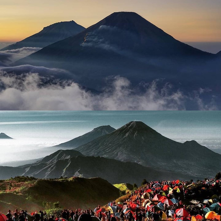 Gunung Prau Terkenal dengan Golden Sunrise