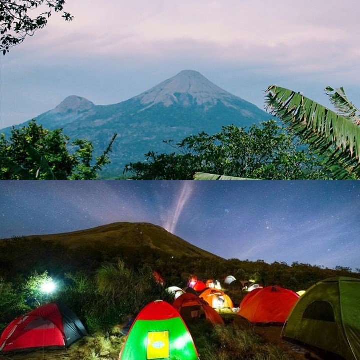 Gunung Penanggunga Dikenal Sebagai Miniatur Semeru