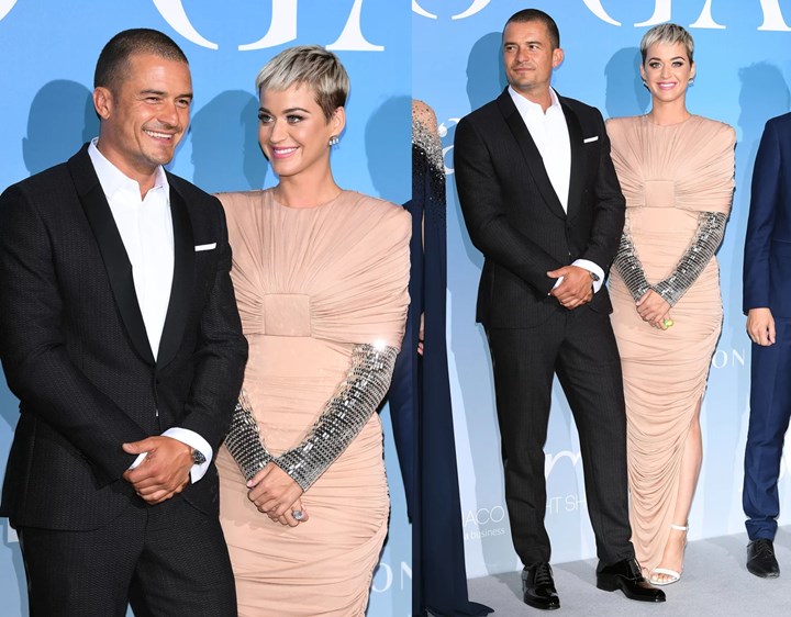 Katy Perry Orlando Bloom Red Carpet