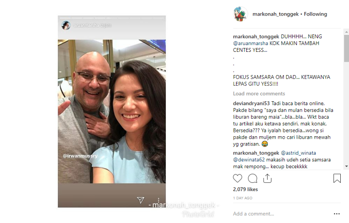 Marsha Aruan Bareng Irwan Mussry